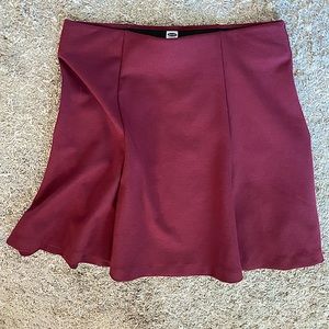 Old Navy Womens burgundy high-waisted skirt Size Small